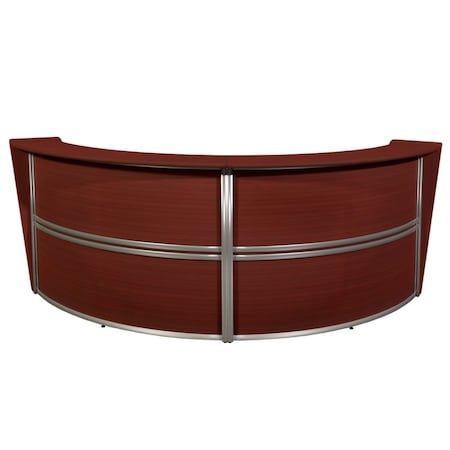 Regency 49 in D X 45.5 in H, 124.5 in W X Wood, Mahogany 77292MH